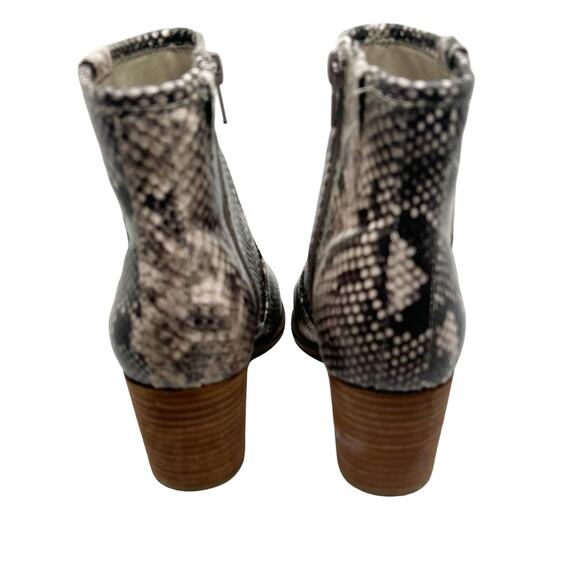 Carlos by Carlos Santana Rowan Western Booties Ankle Boots Snakeskin Size 6 - Picture 5 of 8
